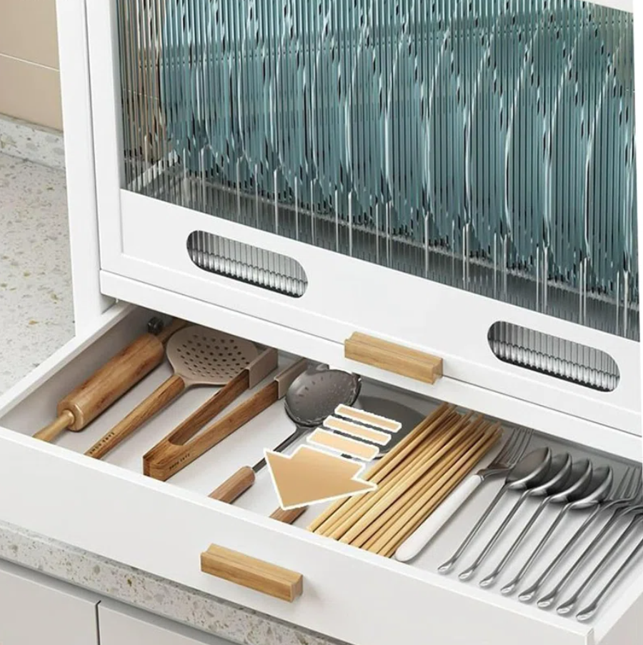 ⭐Kitchen Dish Storage with Drawers⭐ (🔥Sale🔥)