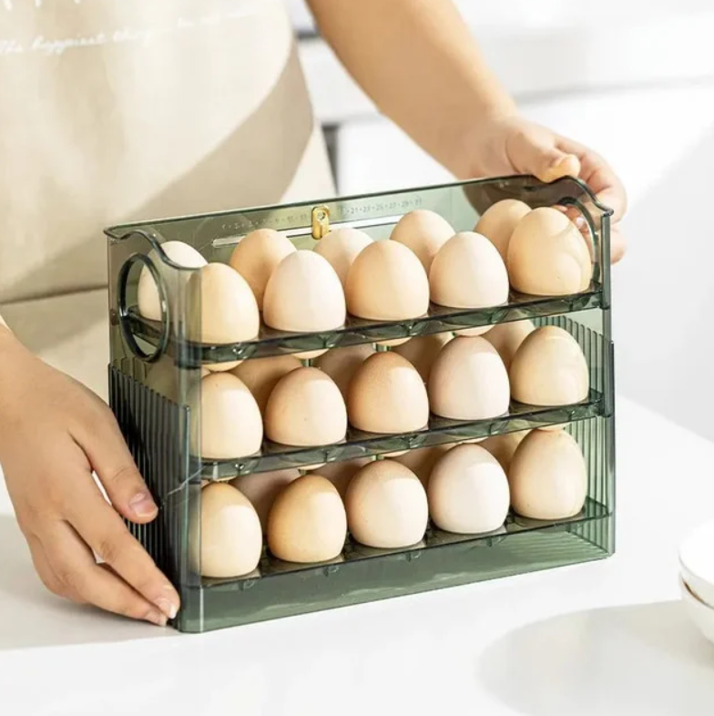 🥚Auto Flip Egg Rack 🔥(80% OFF)🔥