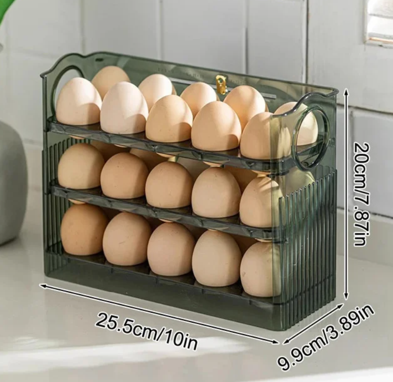 🥚Auto Flip Egg Rack 🔥(80% OFF)🔥